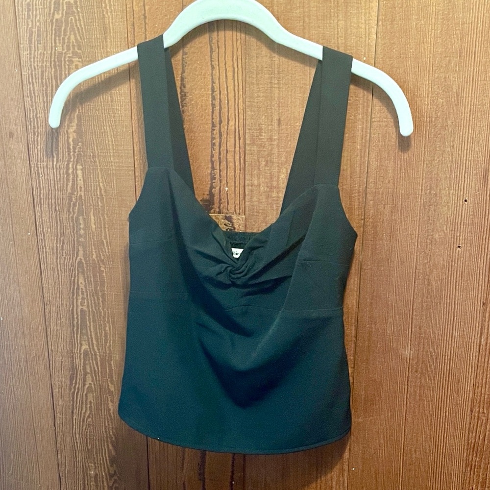 Abercrombie & Fitch Black Sweetheart Neckline Top